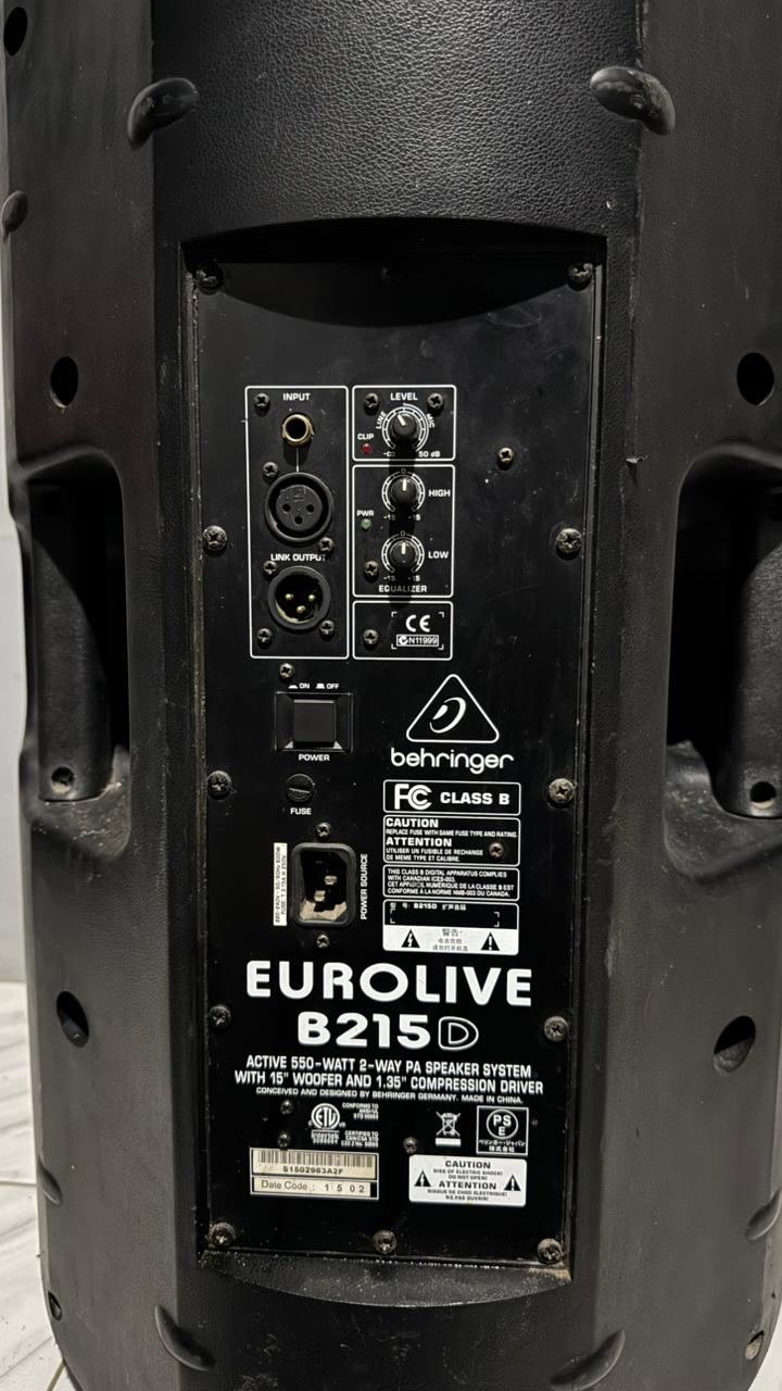 Foto iklan Speaker Aktif Behringer Eurolive B215D 15 Inch 550 Watt Original + Stand 3