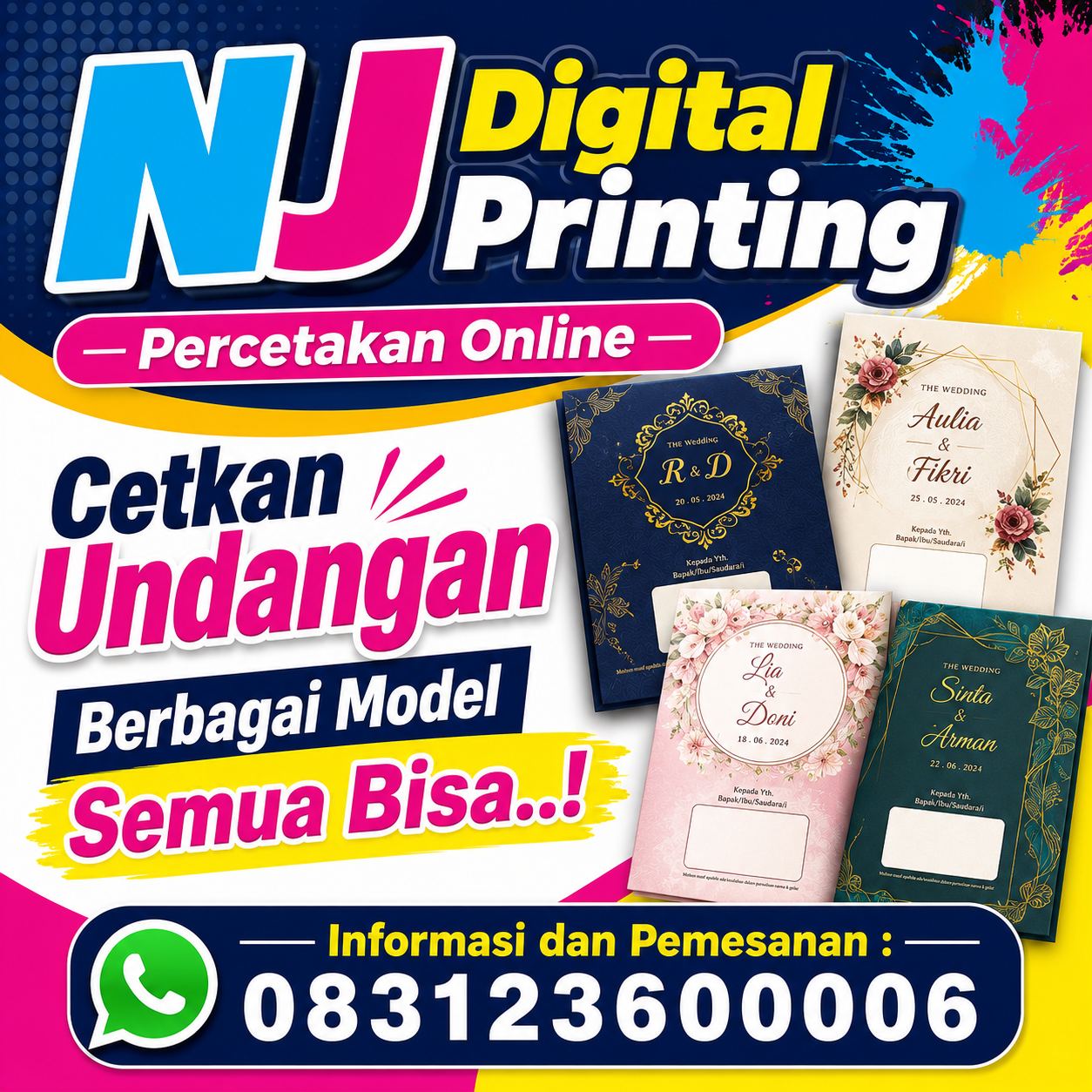 Foto iklan PERCETAKAN ONLINE CUKUP PESAN VIA WA 1