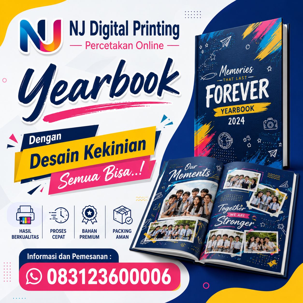 Foto iklan PERCETAKAN ONLINE CUKUP PESAN VIA WA 2